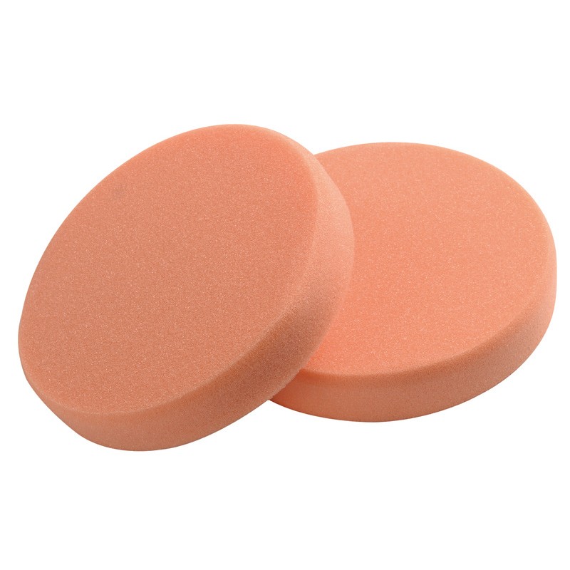 2 medium-stiff orange foam pads